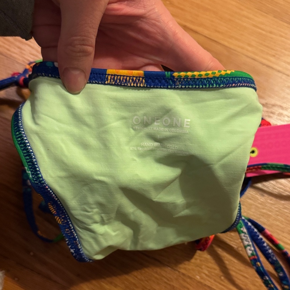 Oneone Colorful Patterned Bikini Bottom - Picture 6 of 6